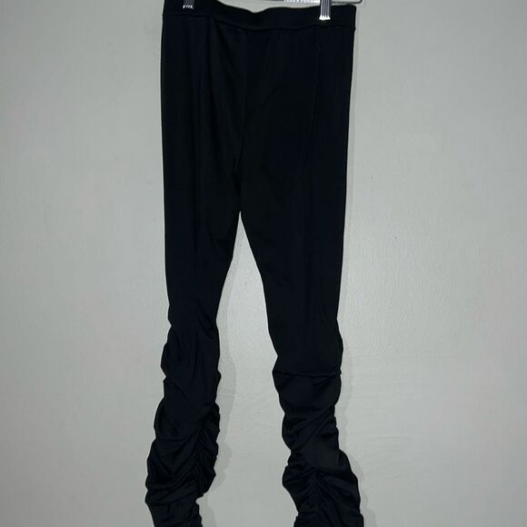 SXY Women's S Small Split Hem Ruched Leggings Small - Picture 5 of 7